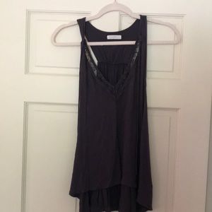 Lush grey sleeveless top